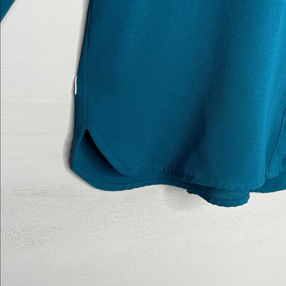 J. Jill Turquoise Blouse - Picture 7 of 10